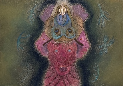 JAN HARRISON Paintings: Pastel and ink on rag paper. 1993-2026 Animals in the Anthropocene and Smaller Work Pastel and ink on rough rag paper