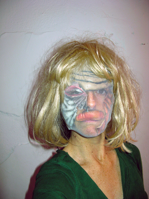 JANICE SLOANE Maskface - Photographs 2015 digital giclee print