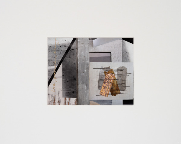 JANICE STANTON FRESCO SERIES magazine clippings; fragment of photograph of Italian fresco; vellum; metallic and other inks