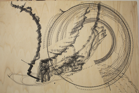 layered back burner (detail)