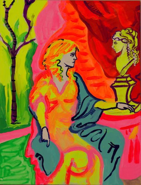 Jean Boggs 2013-2014--Memory Paintings gouache on board