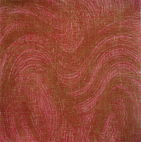 Boom (red wave) WORK ON PAPER gouache and watercolor on paper