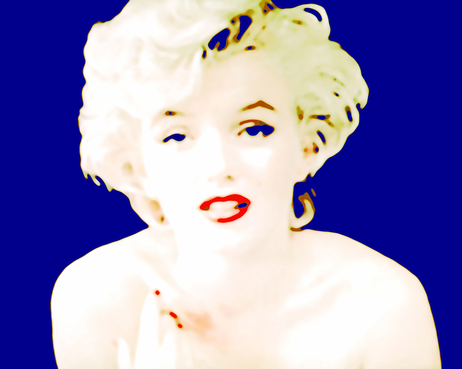 Jeanne Szilit Marilyn Monroe  C-Print on Acrylic/Aludibond