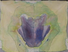 Jeanne Wilkinson 5. Symmetry Paintings (2000) Acrylic on cotton fabric
