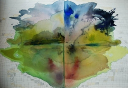 Jeanne Wilkinson 5. Symmetry Paintings (2000) Acrylic on fabric