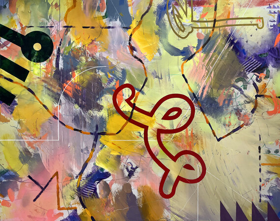 Jeff Alan West Paintings Acrylic on birch panel