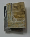  reAssemblages wood, beeswax, resin, pigment, fabric, paper, black walnut dye