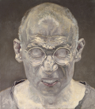 Jeffrey Saldinger Self-portrait paintings Oil on linen