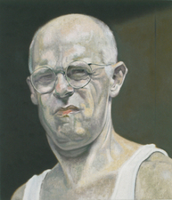Jeffrey Saldinger Self-portrait paintings oil on linen