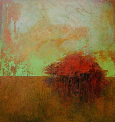 Jen Bradford Landscape oil on linen over panel