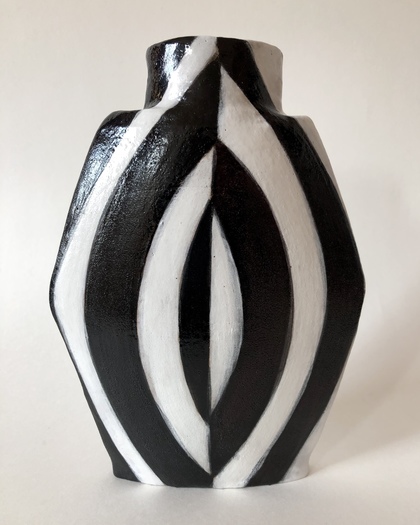  Handbuilt Ceramics Slab-built clay, glazed
