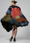  Wearable Art: Harlequin Feltworks merino wool, silk