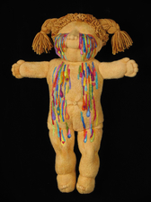 Jenne Giles Soft Sculpture: A Girl's Life wool, yarn, wire