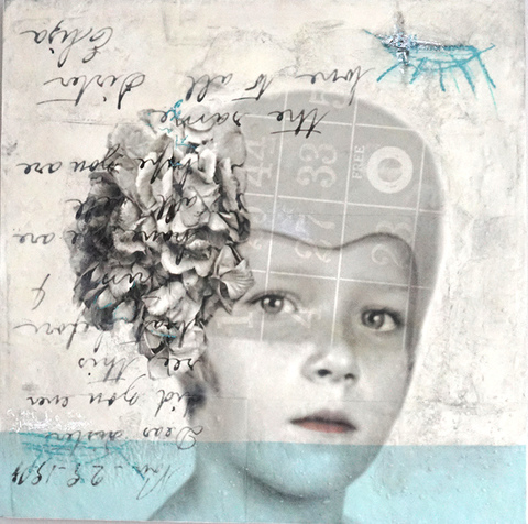 Eliza Paintings Mixed medium with wax, oil stick and pastel