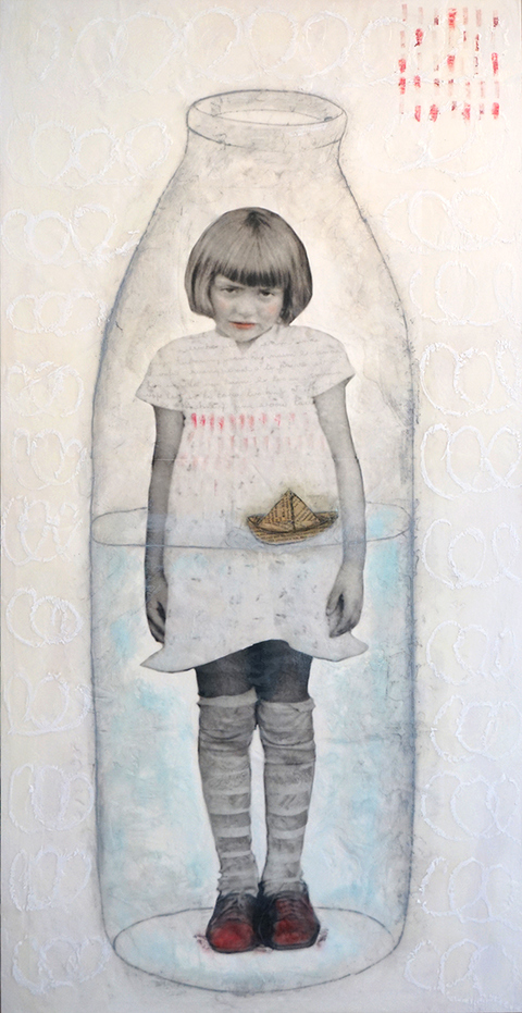 About Paintings Mixed medium with wax, oil stick and pastel