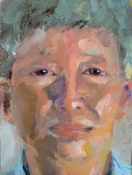 Jenny Lai Olsen Faces Oil on Canvas