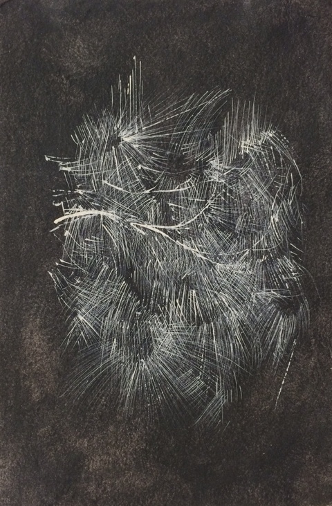   flotsam + jetsam ink . iron oxide . 300# handmade paper