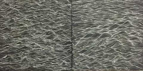   flotsam + jetsam ink . iron oxide . birch panels