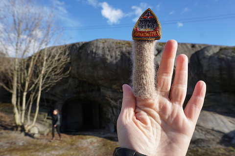 Elevation 2015 Elevation knit mohair + found embroidered patch