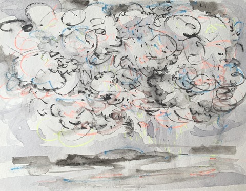  Over Selkirk ink + color pencil on paper