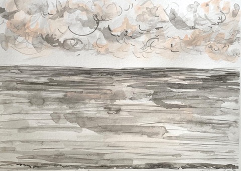  Over Selkirk ink + watercolor on paper