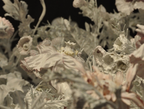 garden detail That which cannot be held 9" x 36" x 36"