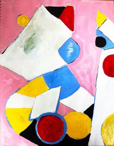Jerelyn Hanrahan QUARANTINE SERIES, 2020 Resin Painting