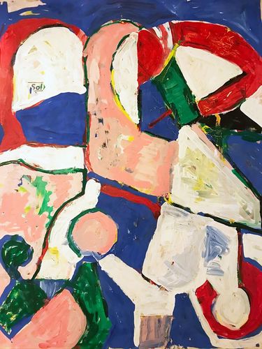 Jerelyn Hanrahan QUARANTINE SERIES, 2020 Resin Painting
