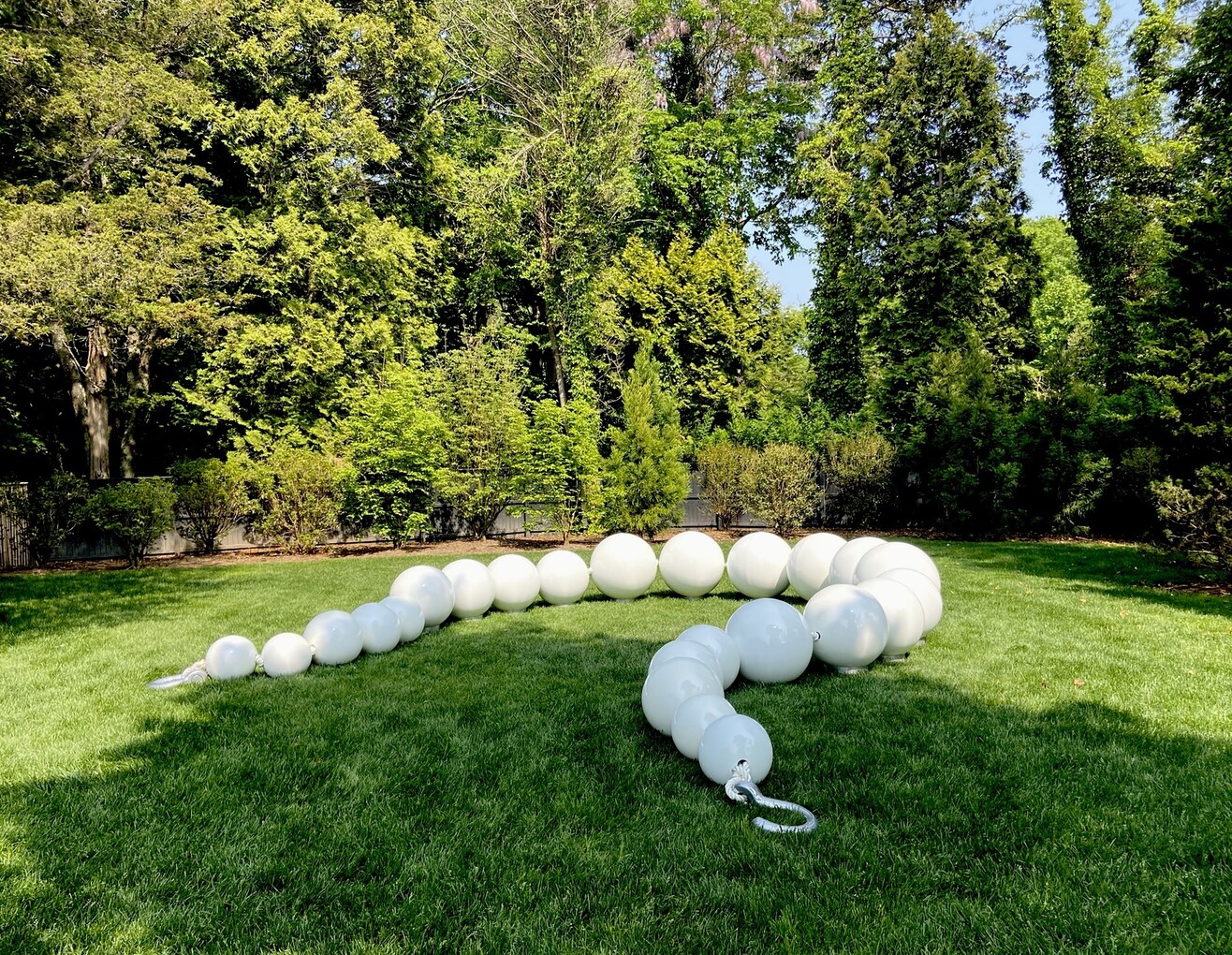 Jerelyn Hanrahan SCULPTURE aluminum, steel, rope