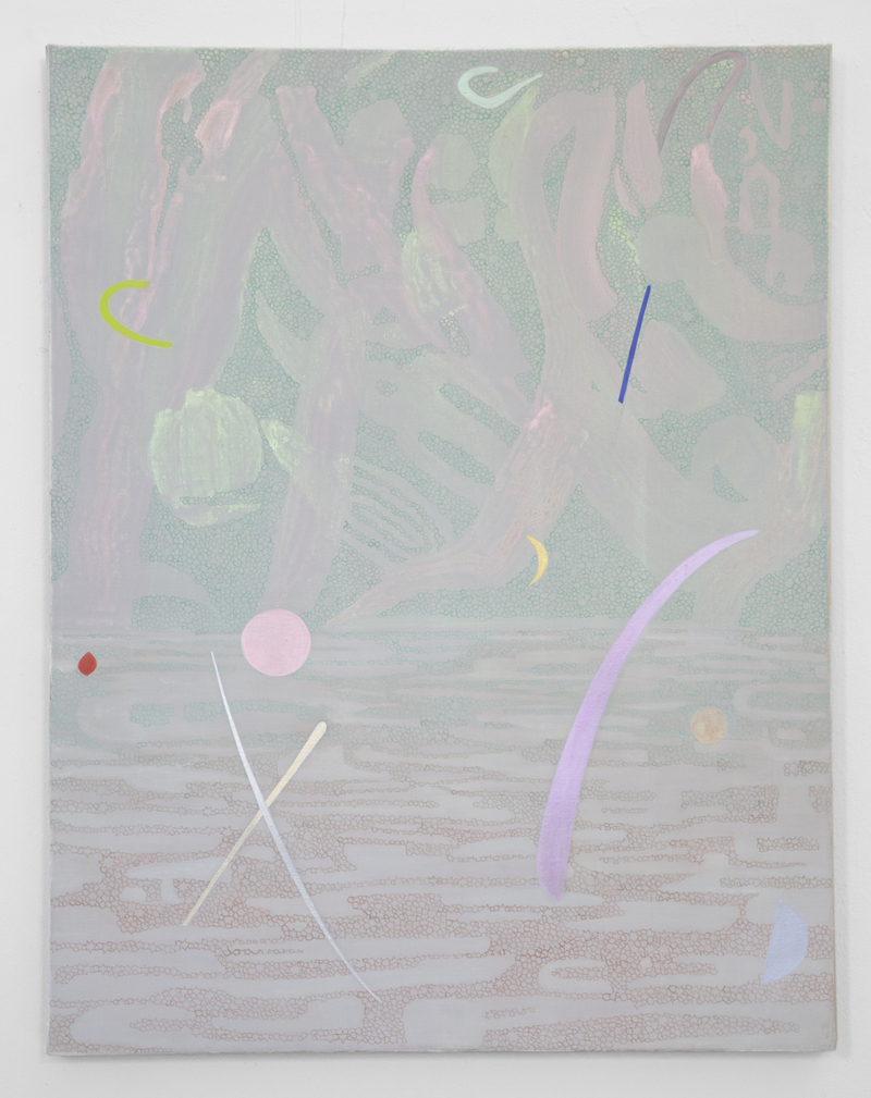 JESSICA CANNON 2020+ Acrylic and iridescent pigments on linen