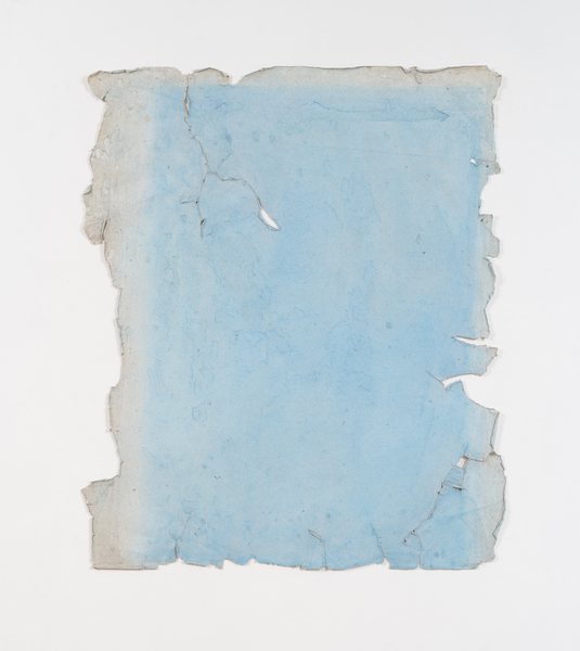 JESSICA DICKINSON works on paper pastel and dirt on paper with rips and holes