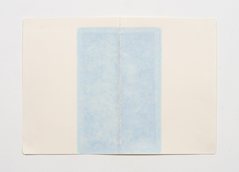 JESSICA DICKINSON notebook drawings colored pencil on paper with linen tape