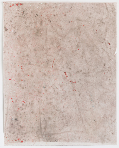 JESSICA DICKINSON Jessica Dickinson and Alison Knowles > James Fuentes > 2016 Dust, oil, graphite, and pastel on paper with holes