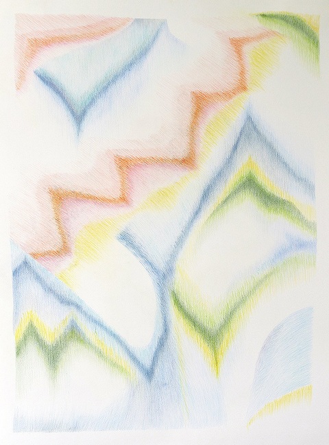 Jessica Snow Works on Paper Colored pencil on paper