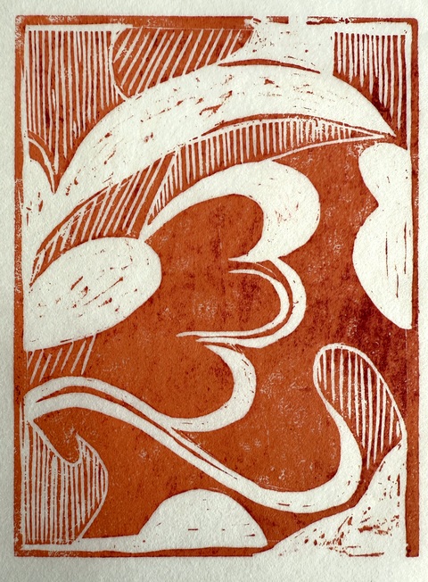 Jessica Snow Printmaking Woodblock print