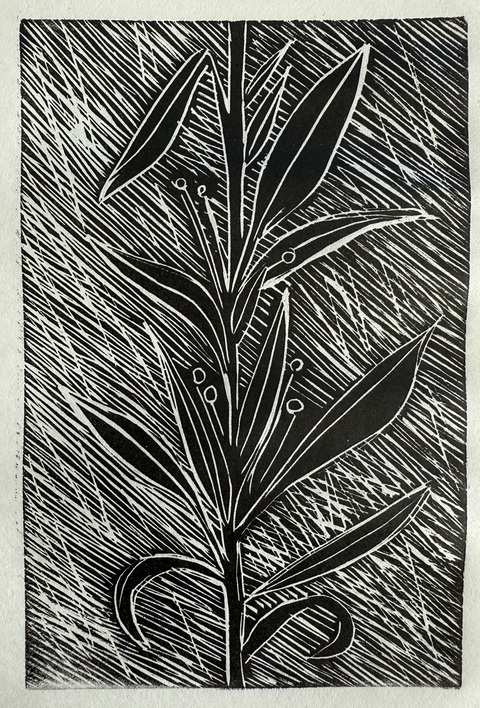 Jessica Snow Printmaking Linocut