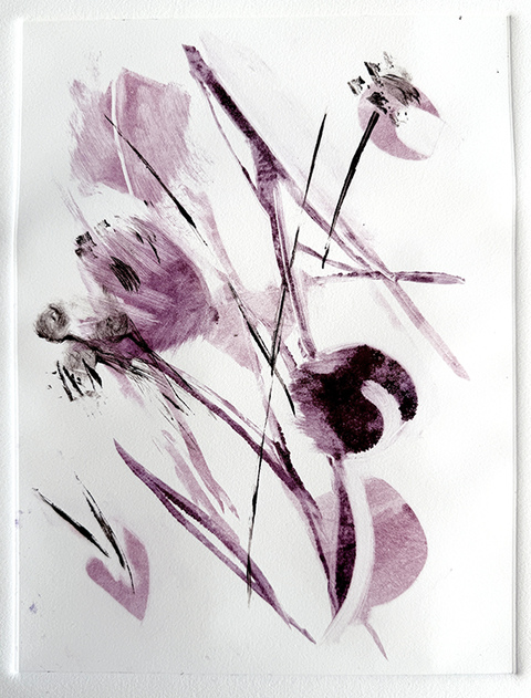 Jessica Snow Printmaking Oil-based monotype