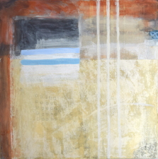 Joan K. Russell  abstract paintings MIXED MEDIA ON CANVAS