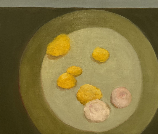 JOAN MELLON Leaves / Flowers oil on canvas