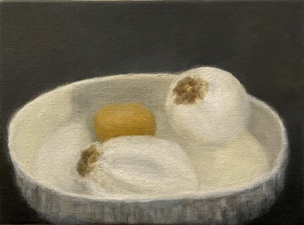 JOAN MELLON Objects / Leaves oil on canvas