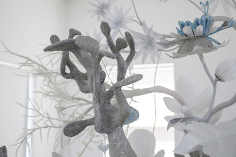 JoAnne Carson Sculptures Thermoplastic, Apoxie Sculpt, Paper pulp, Aqua resin, Fiberglass