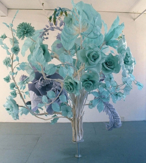 JoAnne Carson Sculptures Thermoplastic, fiberglass, aqua resin