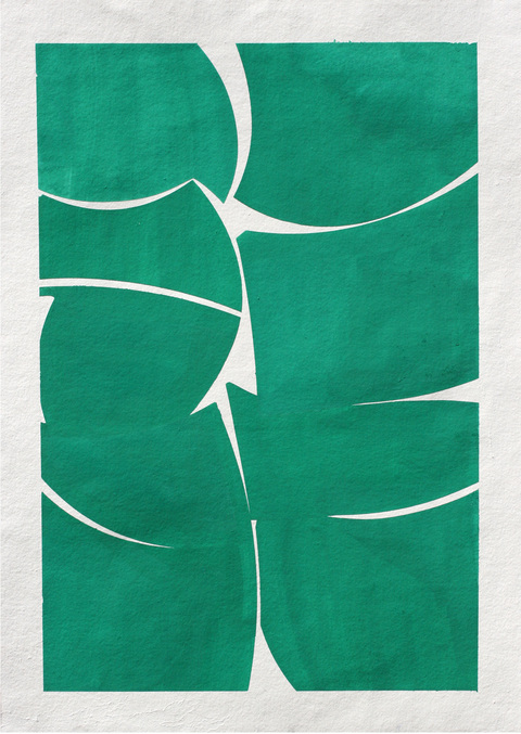 Joanne Freeman 2020-21 Gouache on handmade paper