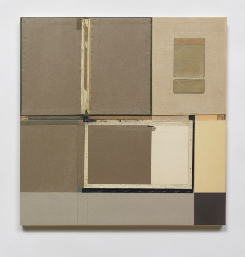 John Fraser  Graphite, Acrylic, and M/M Collage on Wood Panel Construction