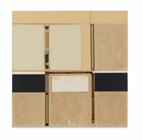 John Fraser  Graphite, Acrylic, and M/M Collage on Wood Panel Construction, with Found Object/s