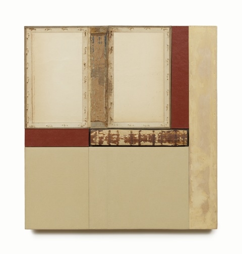 John Fraser  Graphite, Acrylic, and Mixed-Media Collage on Wood Panel Construction