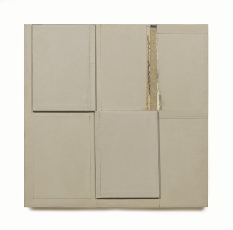 John Fraser  Graphite, Acrylic, and Mixed Media Collage on Wood Panel Construction