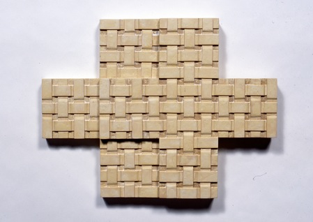 John Fraser  Acrylic and Wax on Carved Wood Construction