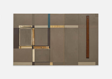 John Fraser  Graphite, Acrylic, Graphite Wash, and Mixed Media Collage, on Wood Panel Construction, with Found Objects