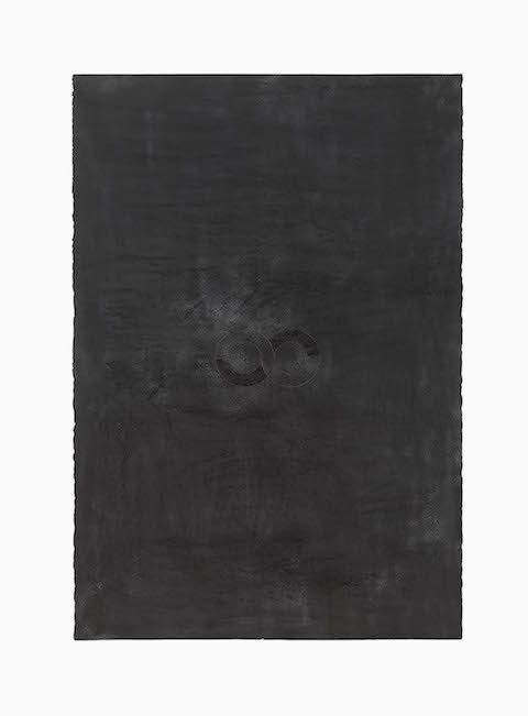 John Fraser  Inlaid Black Pastel / Graphite Collage